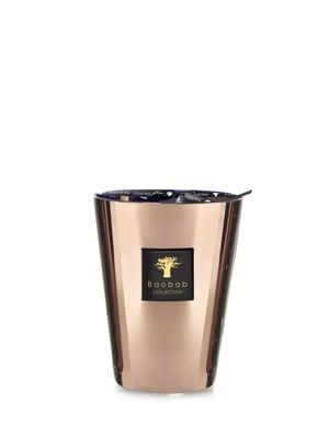 Baobab Collection Cyprium Max 24 Luxe Geurkaars – Metallic Roségoud Design &amp; Houtachtige Geur