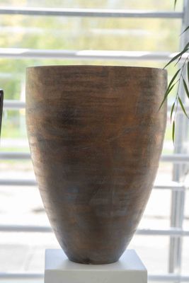 Livin Beauty Vaas Rough Silver Matt – 80 cm