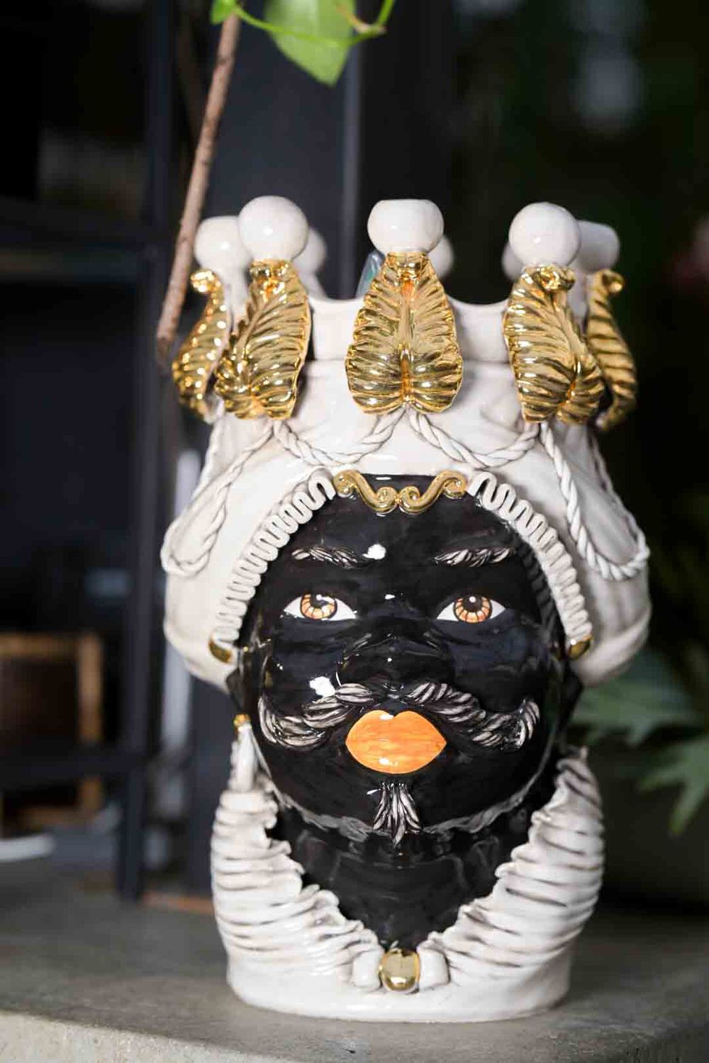 Moro Head Vaas | Iconische designvaas met mediterrane allure