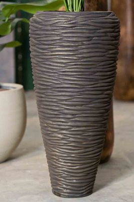 Anthique Bronze Vase H90 D45 | Sculpturale designvaas met warme bronzen finish