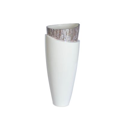 Witte Parelmoer Designvaas XL | Van €1.150 voor €795