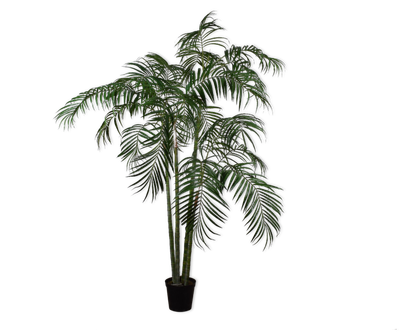 Silk-ka Kunstplant Palm Groen H274