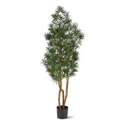Podocarpus Kunstboom 150 cm | Kunstplant voor Buiten | Oasegroen