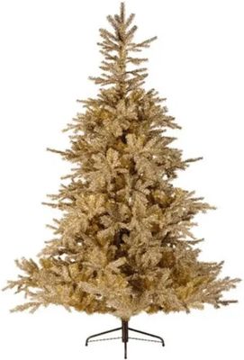 Gouden Kunstkerstboom Lumière 300 cm met Glitter – Zonder Verlichting
