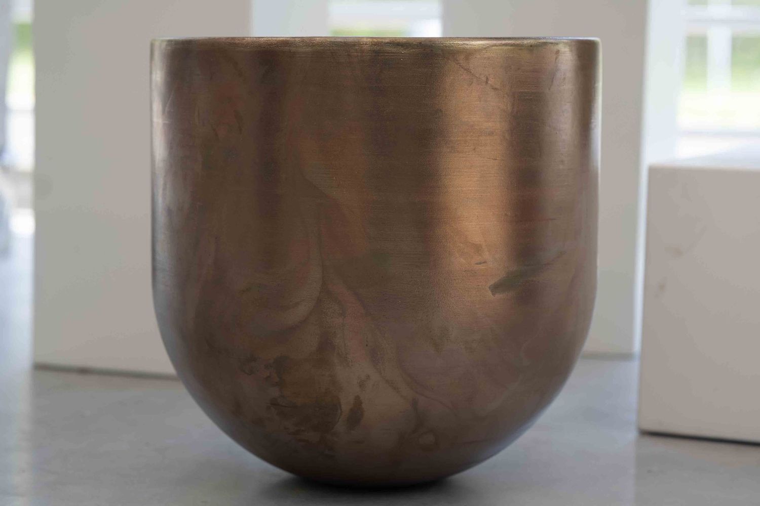 Livin Beauty Vase Grande Silver Matt – 60x60 cm