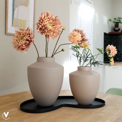 Dienblad Villeta zwart - Medium