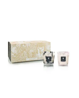 DUO CANDLES PEARLS MAX08 BLACK-WHITE