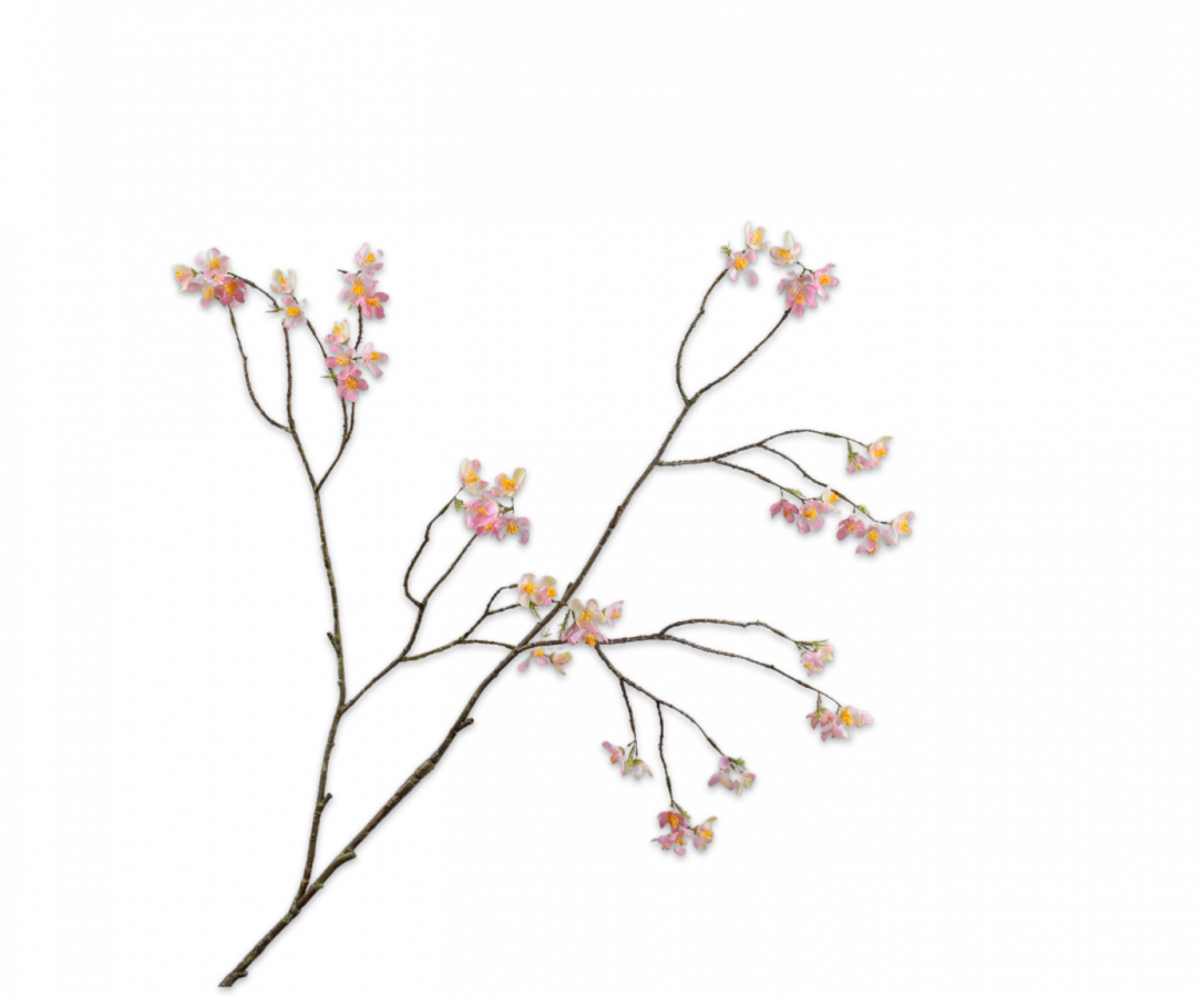 Bloesem Tak roze 121cm