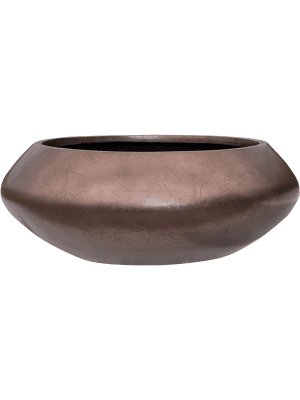 Baq Metallic Silver leaf Bowl Ufo Matt Coffee 40 x 15