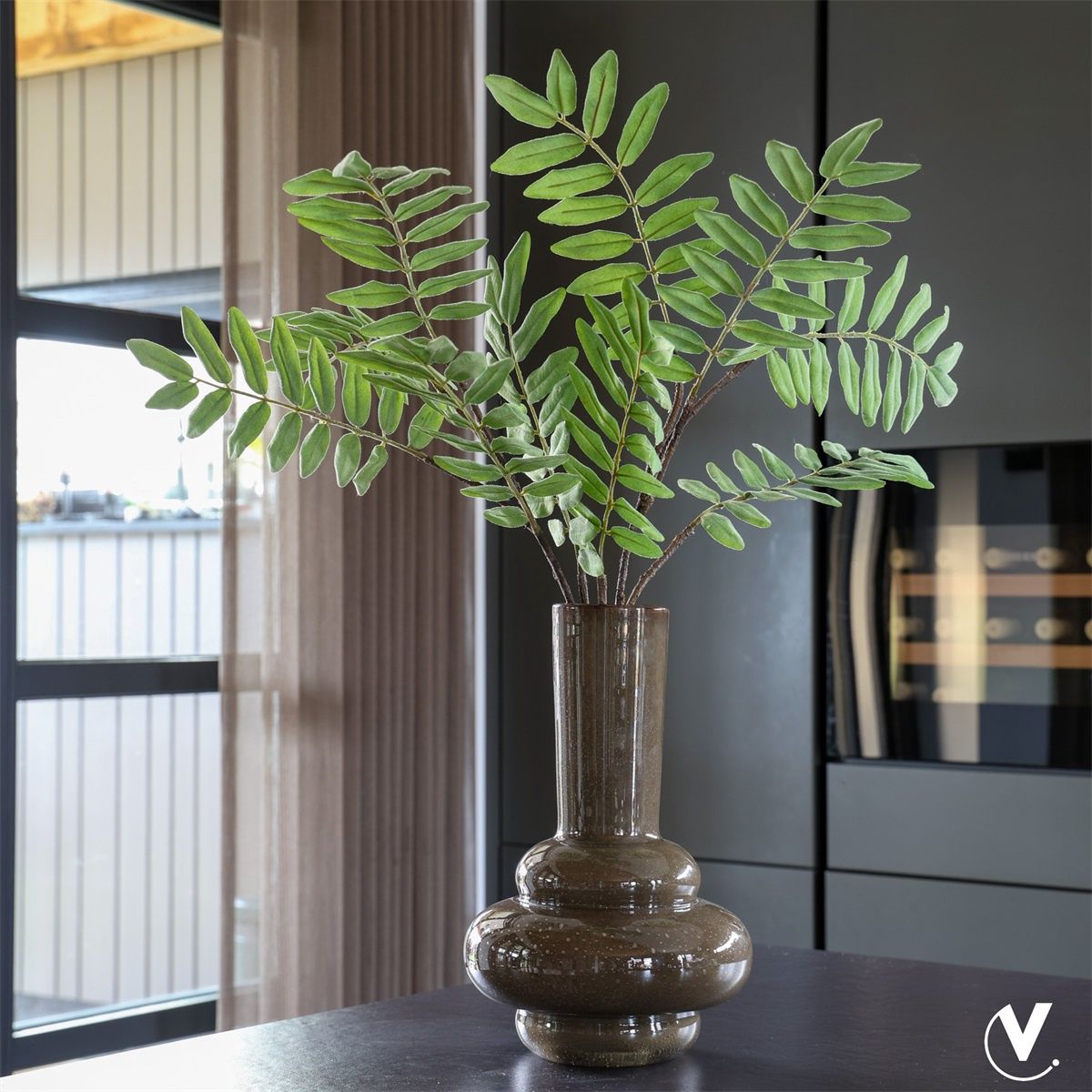 Bolombo Elite Vase donkerbruin