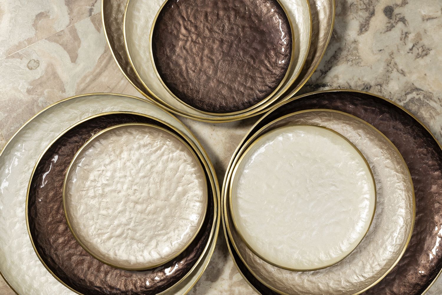 Lysse Plate Round white - Medium