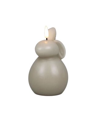 Bunny Paashaas Wink Kaars LED - Beige