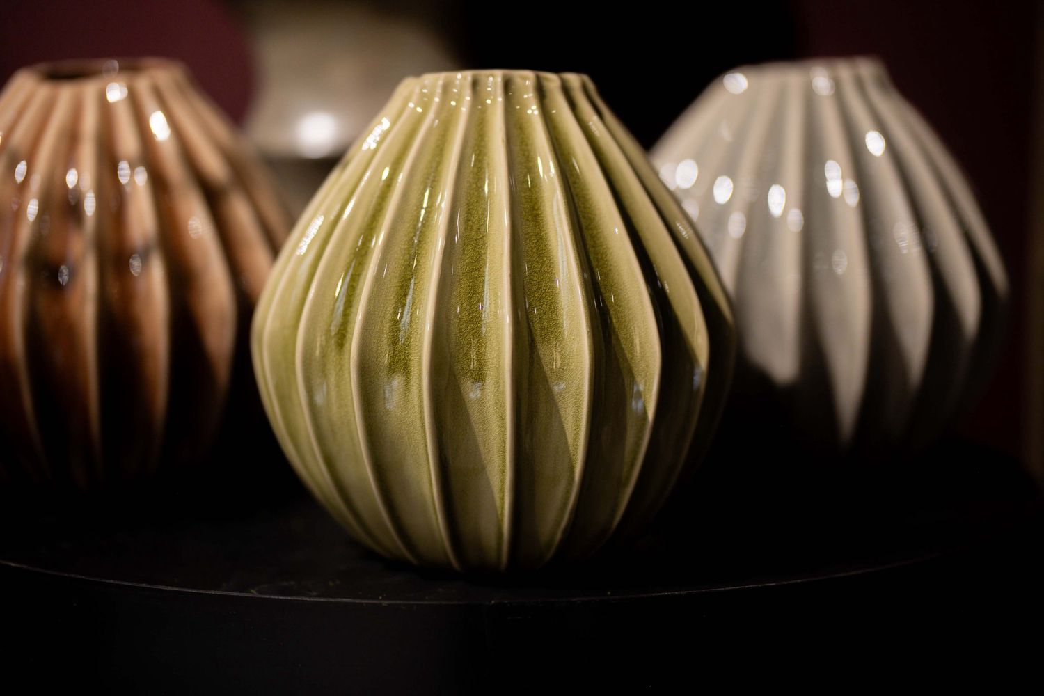 Broste Copenhagen Vaas Groen 25x25 cm – Scandinavisch Design Eyecatcher