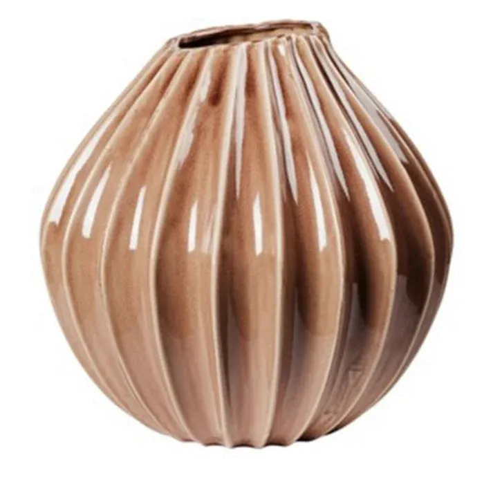 Broste Copenhagen Vaas Roze 25x25 cm – Scandinavisch Design Eyecatcher