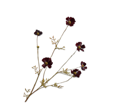 Silk-ka Cosmos Kunsttak Paars 77 cm – Luchtige Paarse Bloemtak