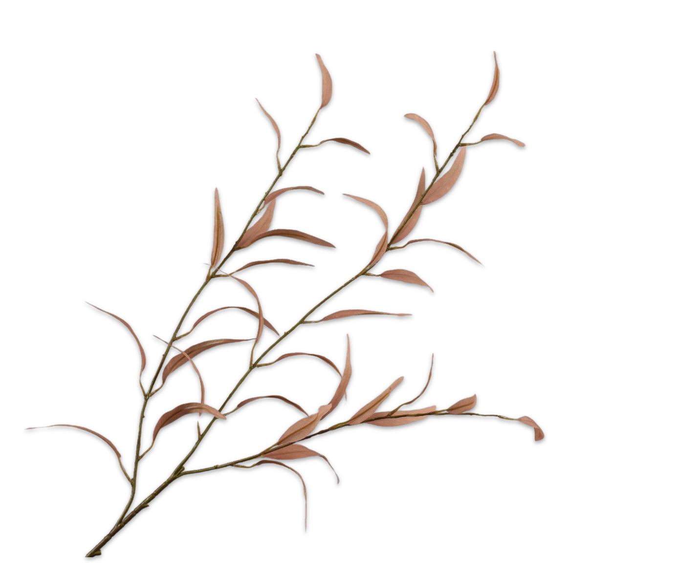 Silk-ka Eucalyptus Kunsttak Lichtbruin 96 cm – Warme Decoratieve Eucalyptus Tak