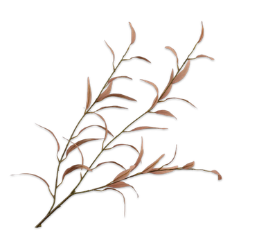 Silk-ka Eucalyptus Kunsttak Lichtbruin 96 cm – Warme Decoratieve Eucalyptus Tak