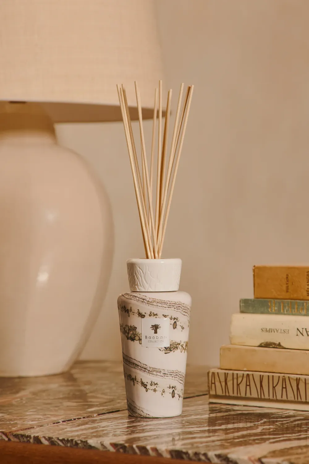 Baobab Diffuser Sand Siloli 500 ml – Luxe Geurstokjes Interieur Parfum