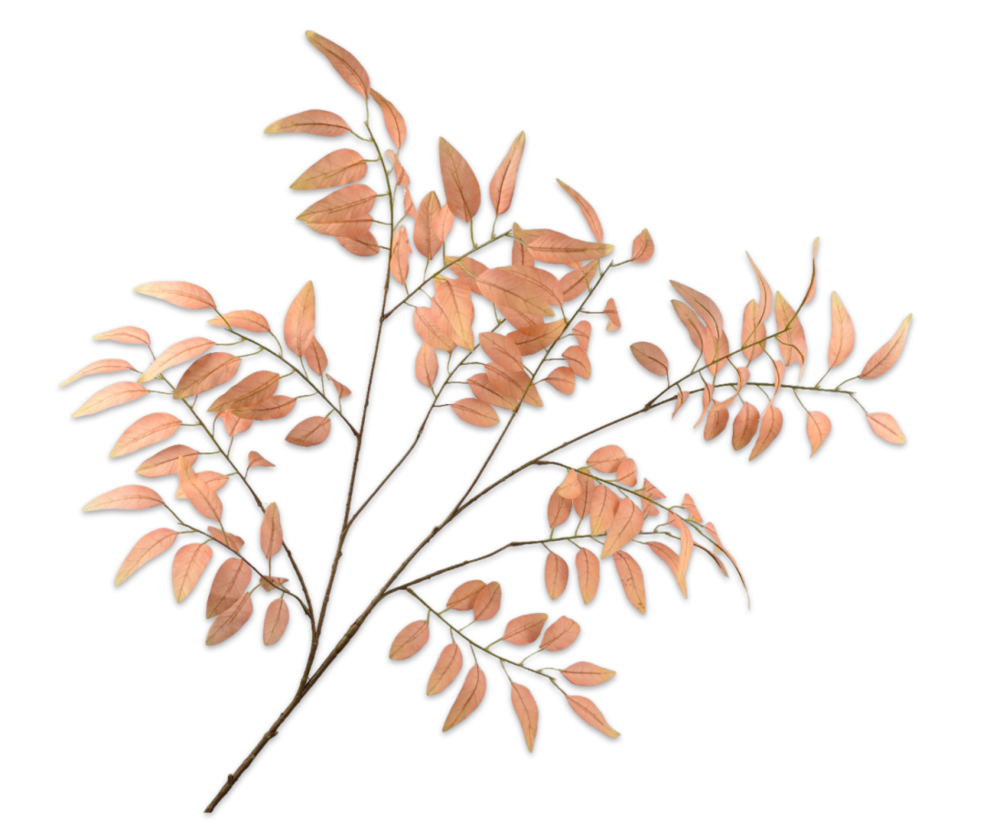 Silk-ka Bladtak Oranje-Bruin 141 cm