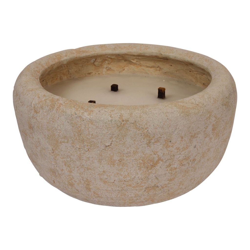 PTMD Gabor Buitenkaars Bruin Cement – XL – 36x36x20 cm