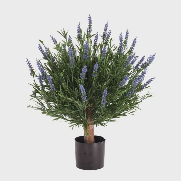 Lavendel Bol Kunstplant voor Buiten 60 cm | Blauw | UV-bestendig