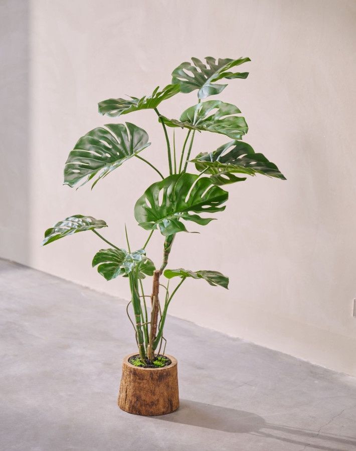 Silk-ka Monstera Kunstplant 120 cm | Groen
