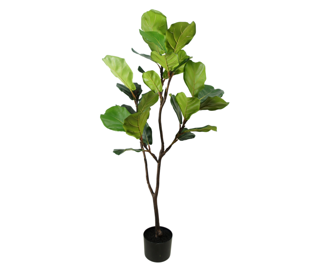 Silk-ka Ficus Kunstplant 120 cm | Groen