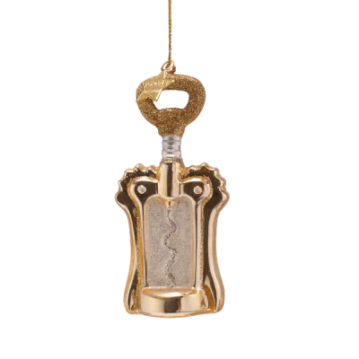 Vondels Flesopener Kerstornament 10,5 cm – Glazen Kerstbal