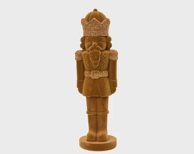 Luxe Notenkraker Kerstdecoratie Camel 26 cm