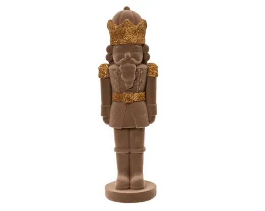 Luxe Notenkraker Kerstdecoratie Bruin 39 cm