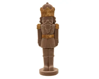 Luxe Notenkraker Kerstdecoratie Bruin 39 cm