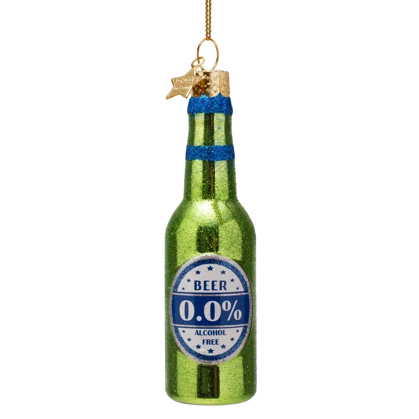 Vondels Alcoholvrij Bier Kerstornament 12,5 cm