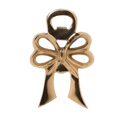 Vondels Flessenopener Strik Goud – Messing met Geschenkdoos