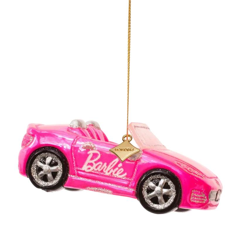 Vondels Barbie Auto Kerstornament 5 cm