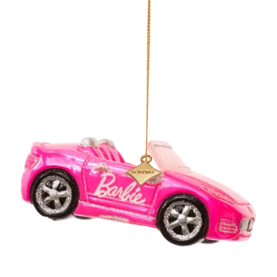 Vondels Barbie Auto Kerstornament 5 cm