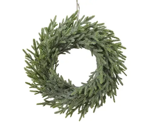 Merry Fir Kerstkrans met Glitters Ø30 cm | Oasegroen