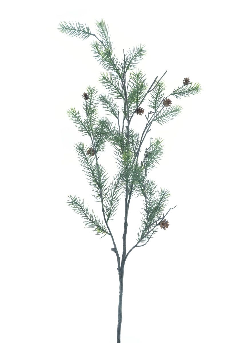 Kersttak Dennen Groen met Dennenappels 107 cm – Kunsttak Kerst