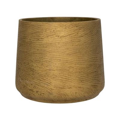 Pottery Pots Patt M Metallic Gold – Gouden Bloempot Ø16,5 x H14 cm