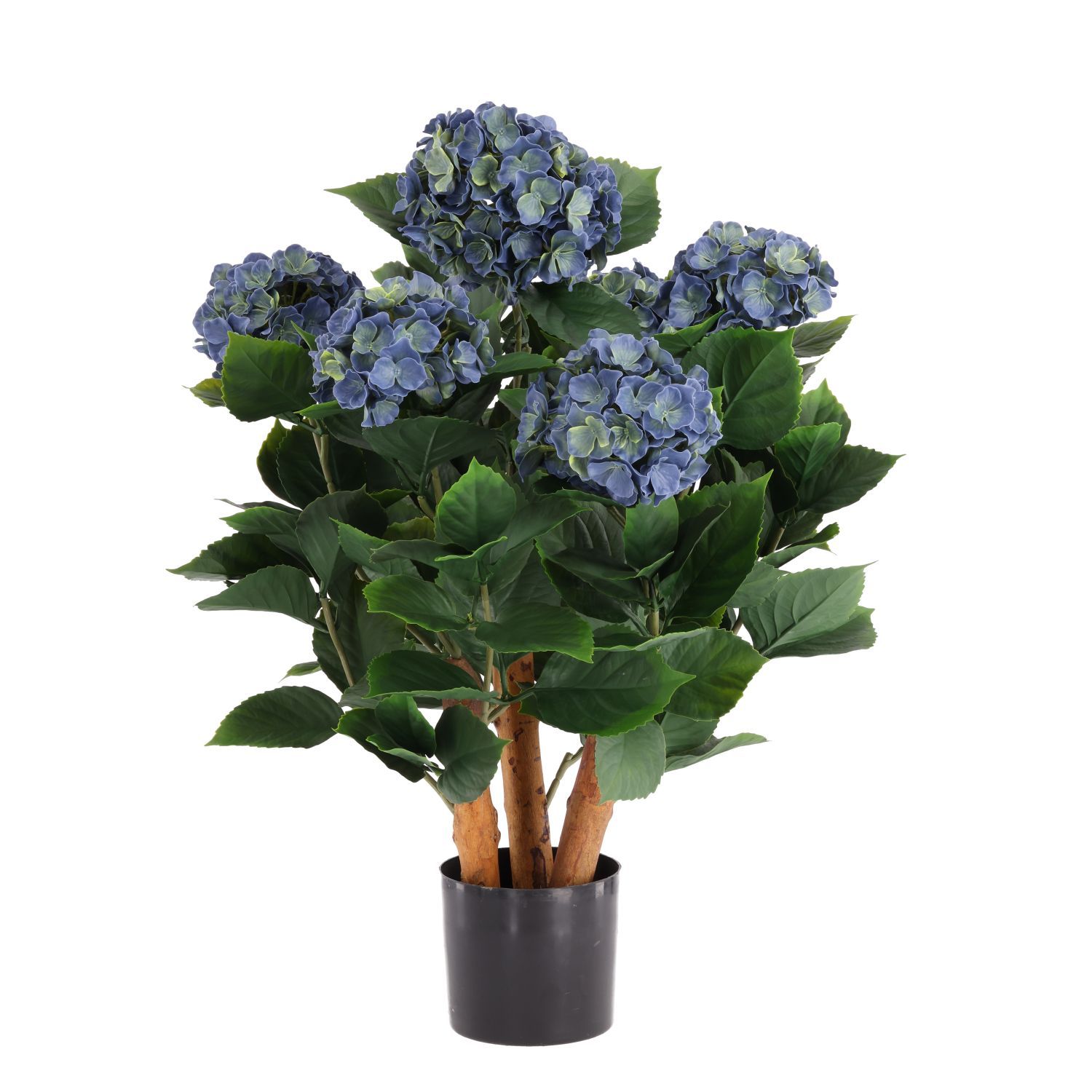 Kunst Hortensia Blauw 65 cm UV – Deluxe Kunstplant voor Buiten
