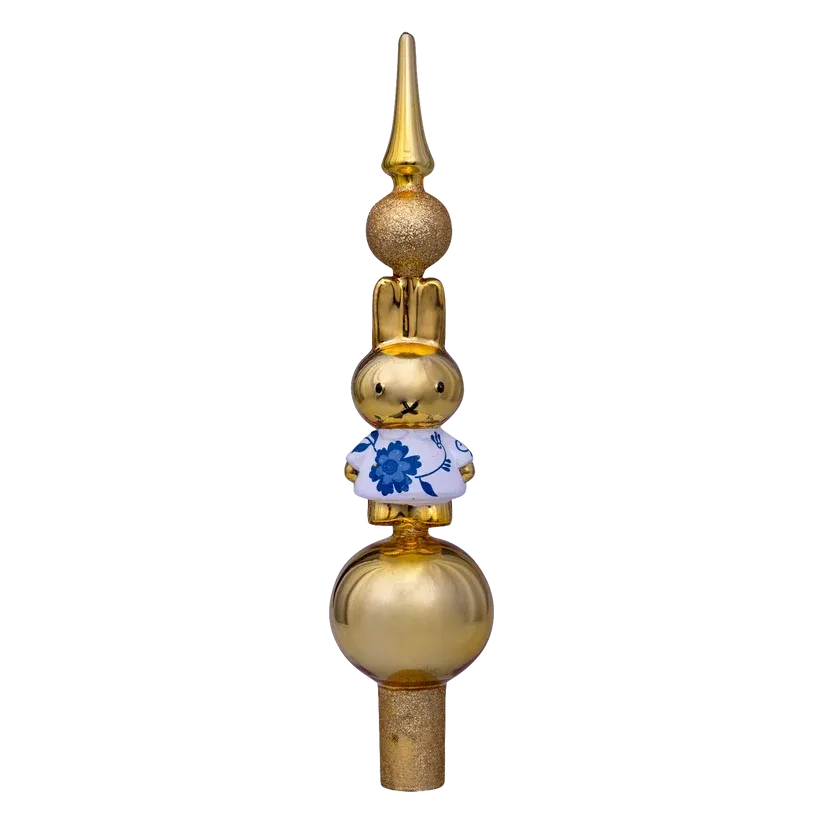 Vondels Nijntje Kerstpiek Delfts Blauw 28 cm – Glas