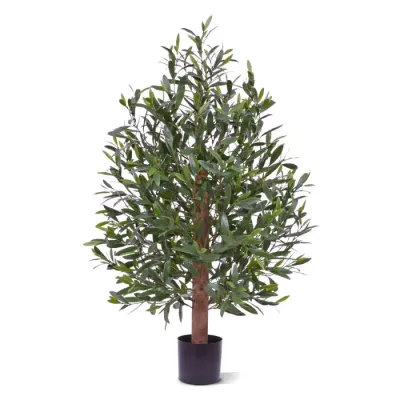 Olijf Deluxe Kunstplant 100 cm – UV-Bestendig