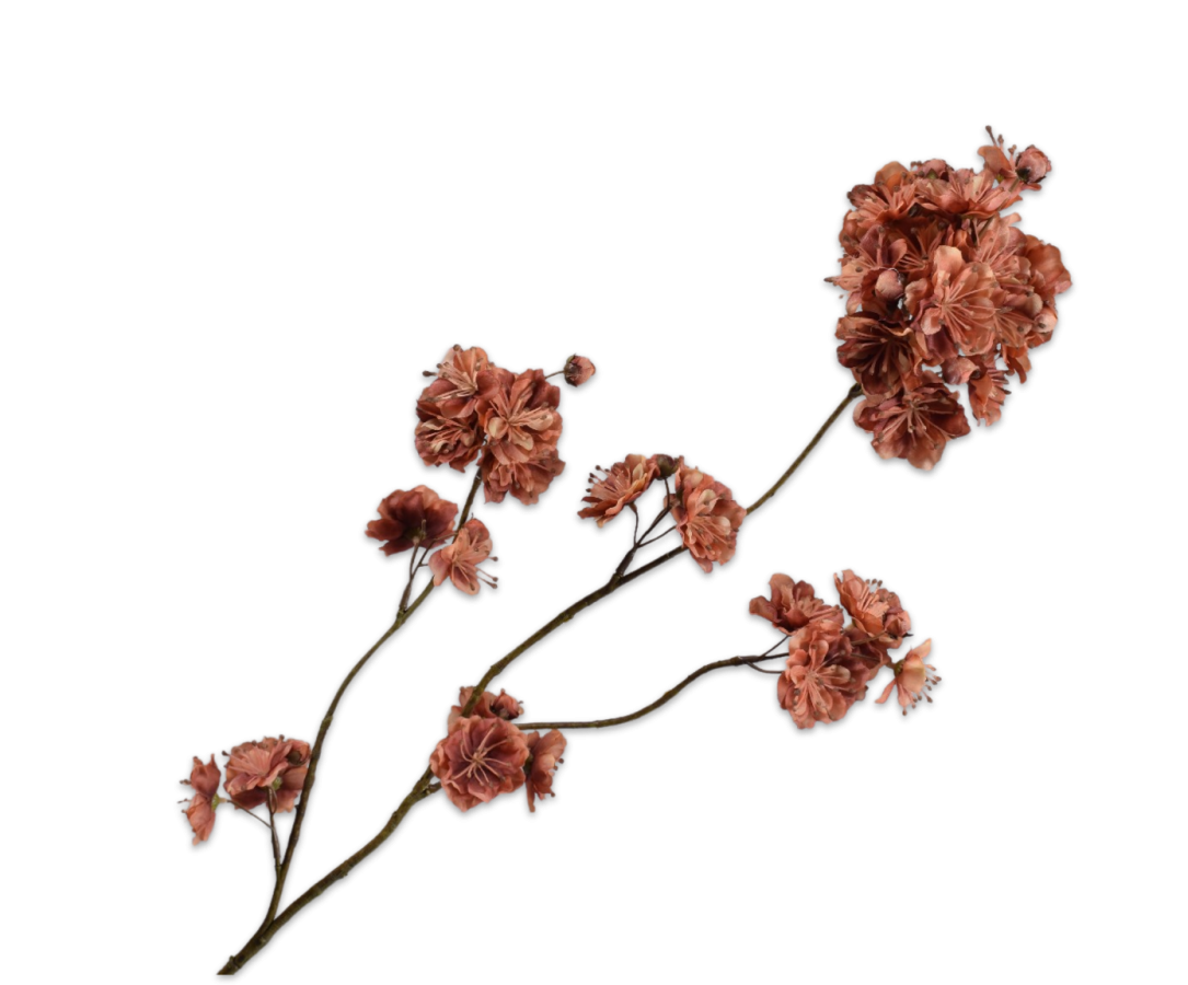 Silk-ka Bloesemtak Bruin – 84 cm | Luxe Kunstbloesem