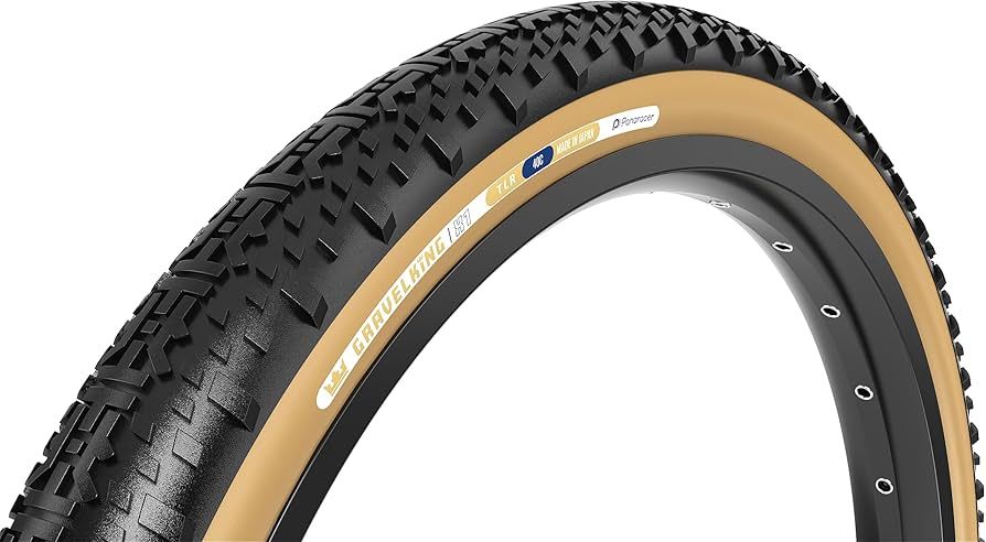 Panaracer GravelKing SK Tire - 700 x 40, Tubeless, Folding, Black/Brown