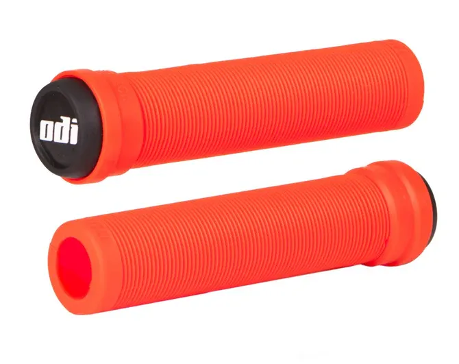 ODI Longneck Soft Grips 135mm-Fire Red