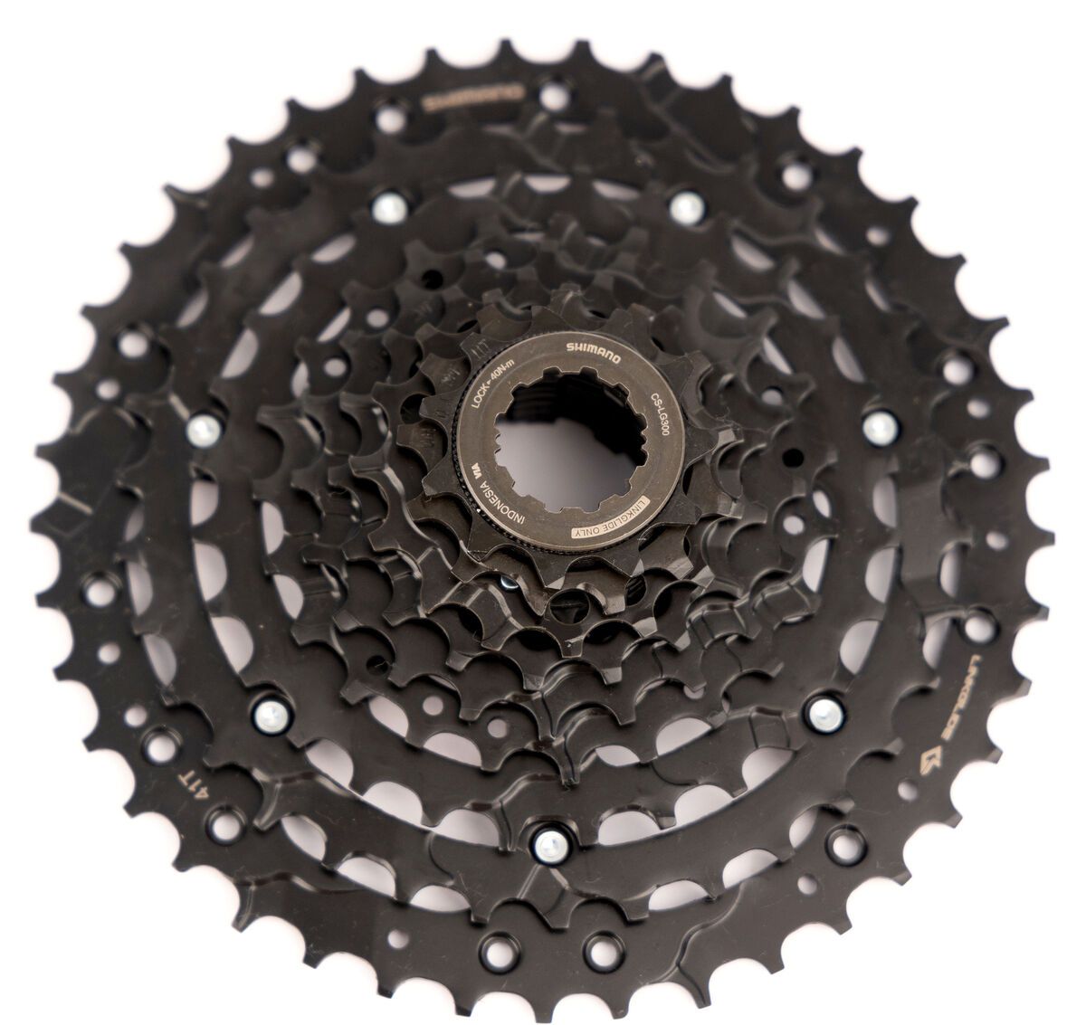 Shimano CUES  CS-LG300-9 Cassette- 11-36t, LINKGLIDE, Black (11 Speed Spacing)