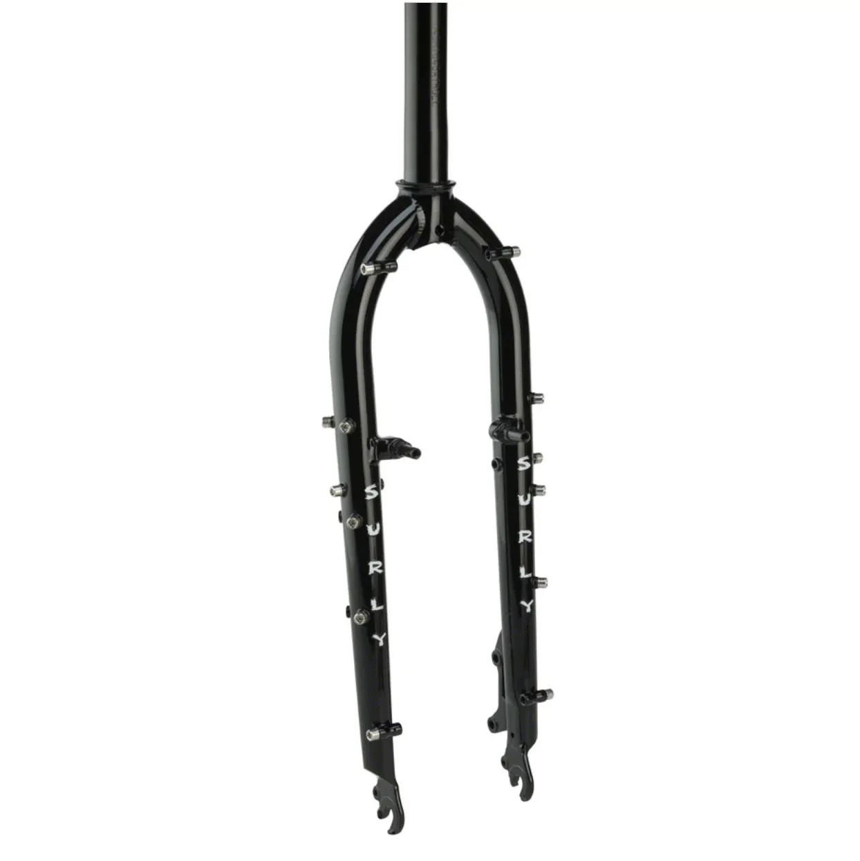 Surly Ogre Fork: 29&quot;, 1-1/8&quot;, Canti, Black