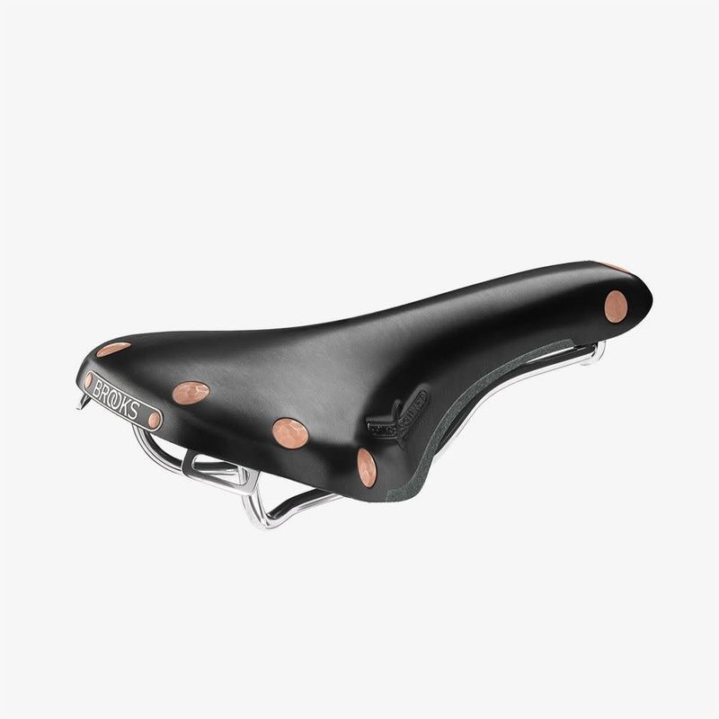 Brooks Swift Saddle Black with Chrome Rails