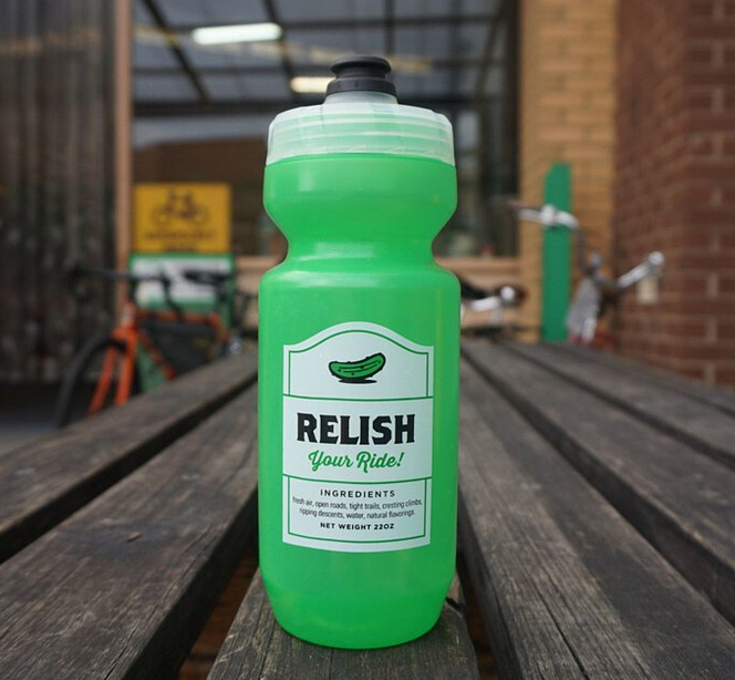 Spurcycle Relish your ride Bottle Purist, Green