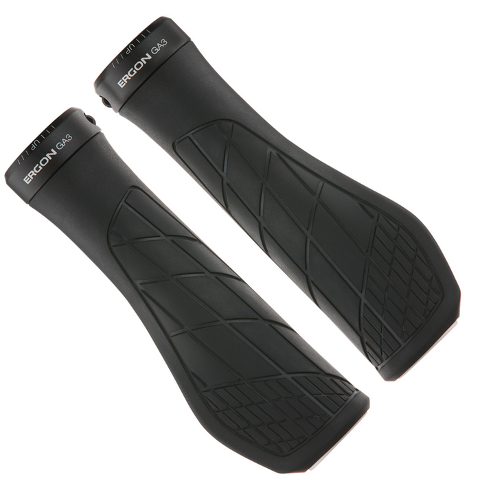 Ergon GA3 L - Grips - Black, Lock-On, Large