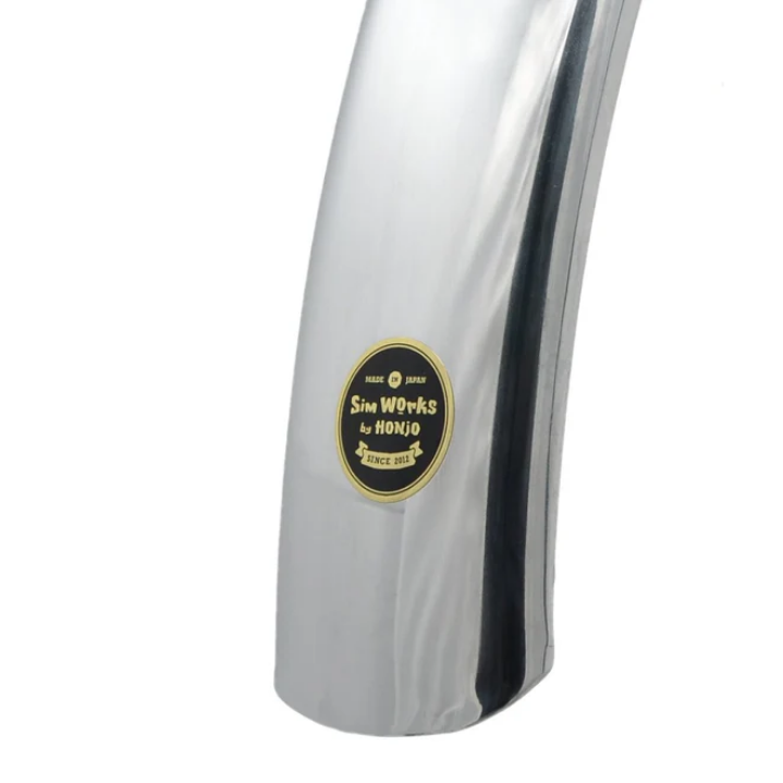SimWorks Honjo Flat 80mm 650b or (27.5&quot;) Fender Silver